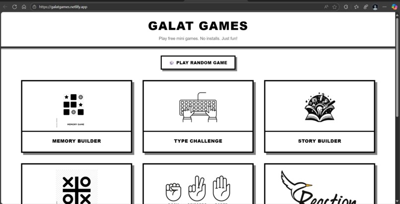 GALAT GAMES – screenshot 1