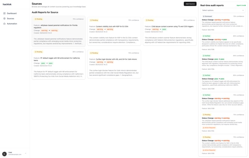 Hacktok – screenshot 2