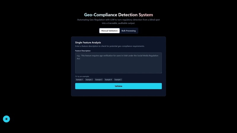 Bits&Bytes - GLLM, Geo-compliance Large Language Model – screenshot 2