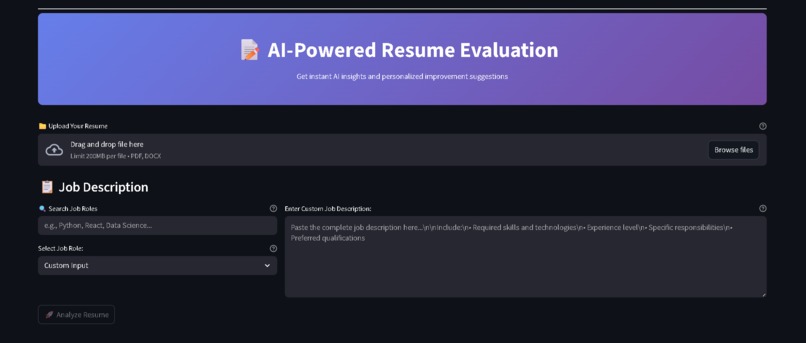 AI Resume Evaluator & Ranker – screenshot 2