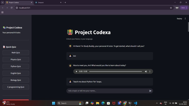 Project Codexa – screenshot 4