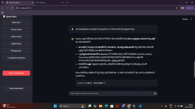 Project Codexa – screenshot 3
