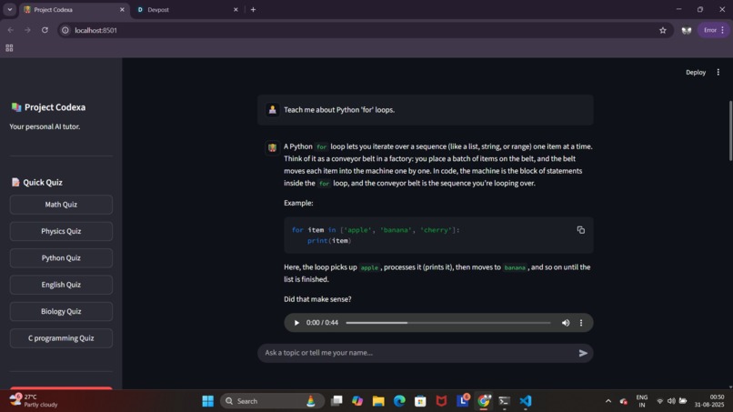 Project Codexa – screenshot 5