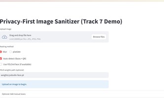 Privacy-First Image Sanitizer 