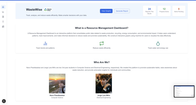 WasteWise - Resource Management Dashboard – screenshot 8