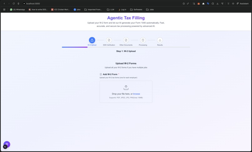 Tax Filing – screenshot 1