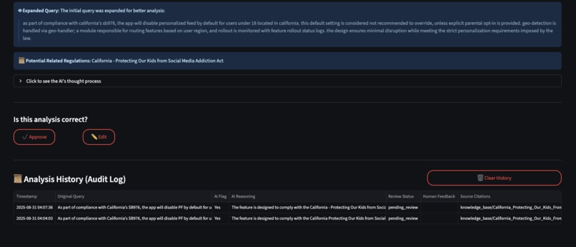 RegTok – screenshot 2