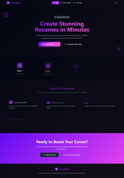 Resume Boost – screenshot 1