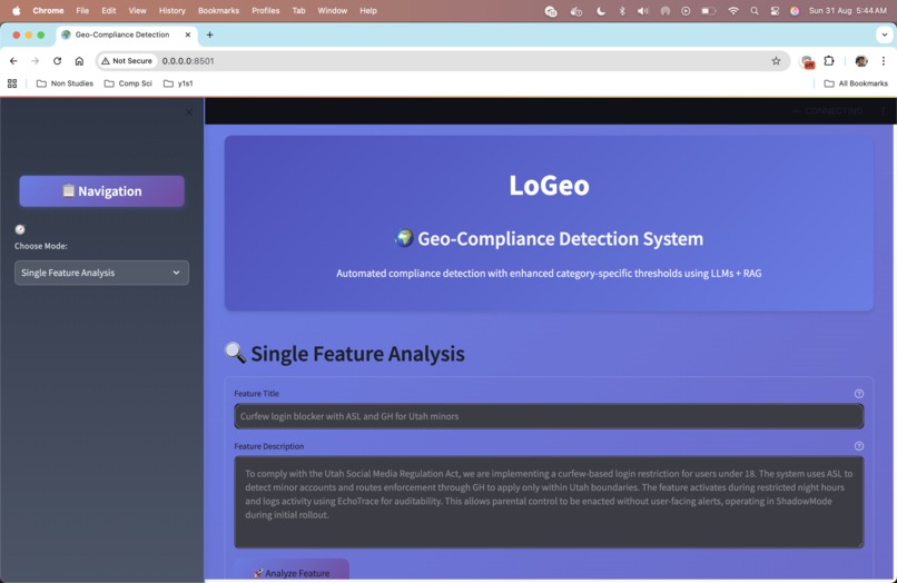LoGeo – screenshot 1