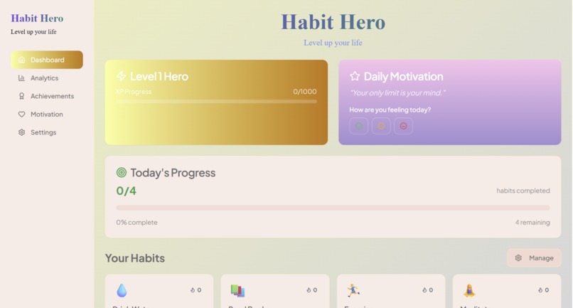 Habit-Hero-V2 – screenshot 1