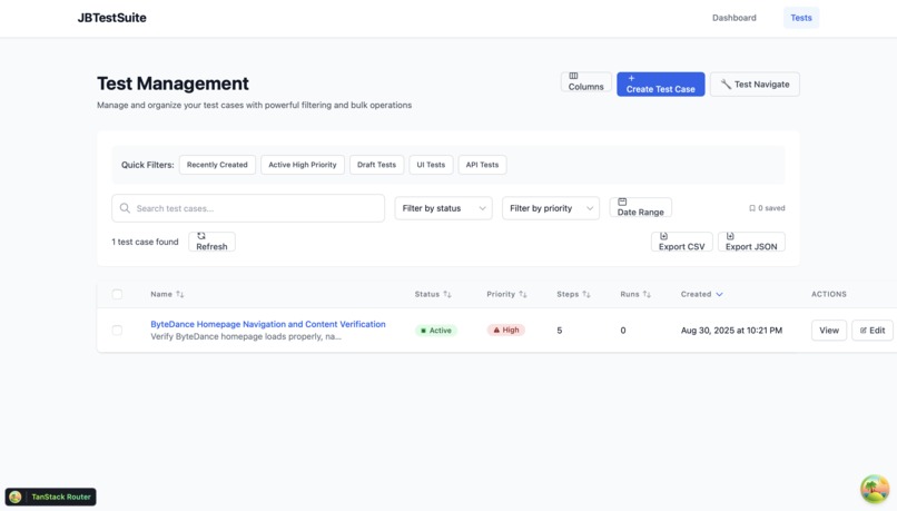 JBTestSuite – screenshot 6