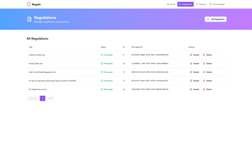Regulo – screenshot 1