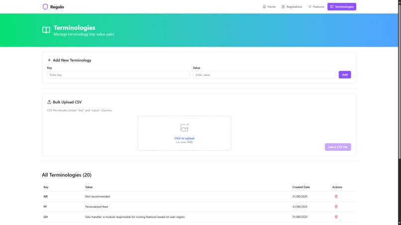 Regulo – screenshot 2