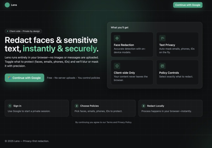 Lens – screenshot 2