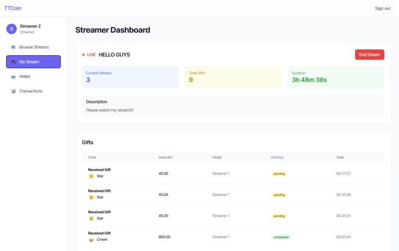 TTCoin – screenshot 1