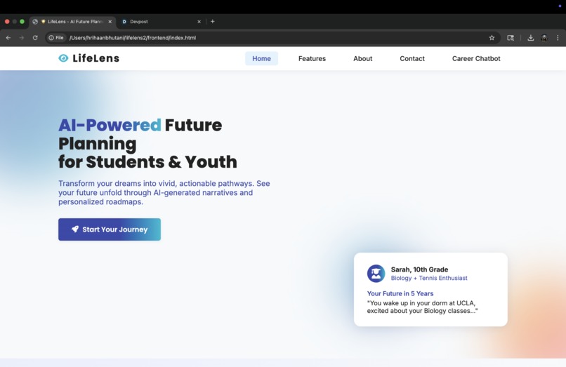 LifeLens – screenshot 1