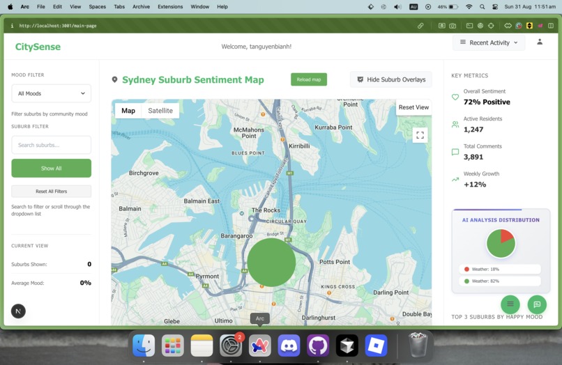 CitySense – screenshot 4