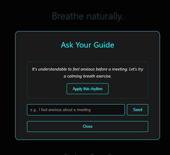 Muhurto: AI Breathing Coach – screenshot 1