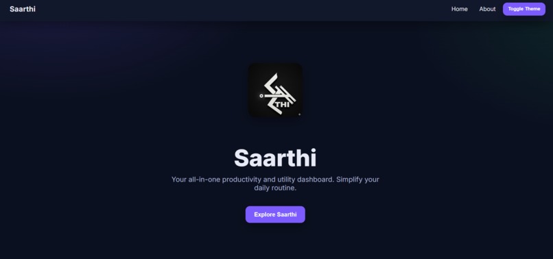 SAARTHI - One app , full power – screenshot 1