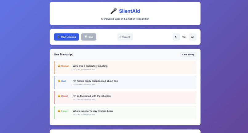 SilentAid – screenshot 1