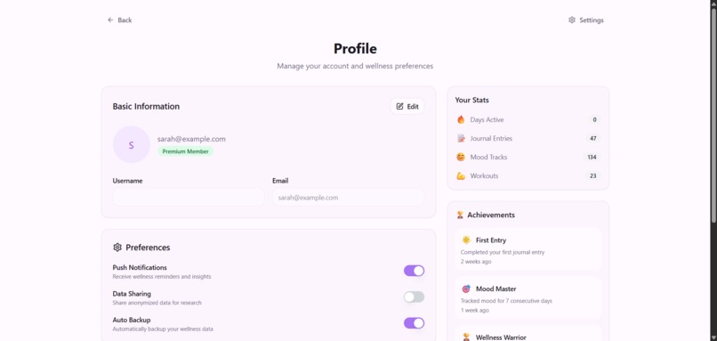WellNest.AI - Your Personal Wellness Companion – screenshot 9