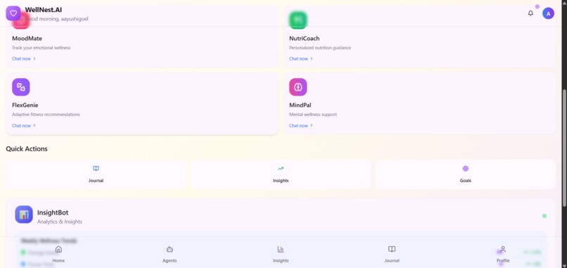 WellNest.AI - Your Personal Wellness Companion – screenshot 3