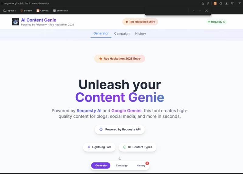 Content Genie! – screenshot 1