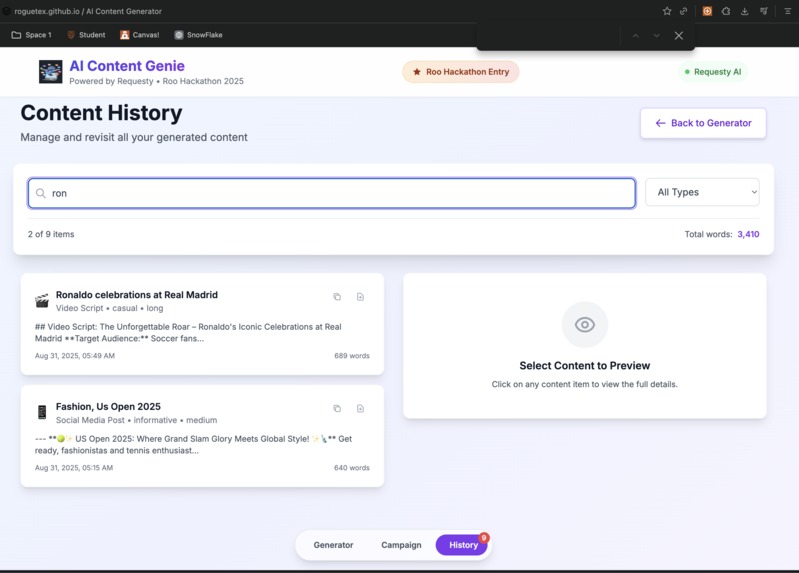 Content Genie! – screenshot 4