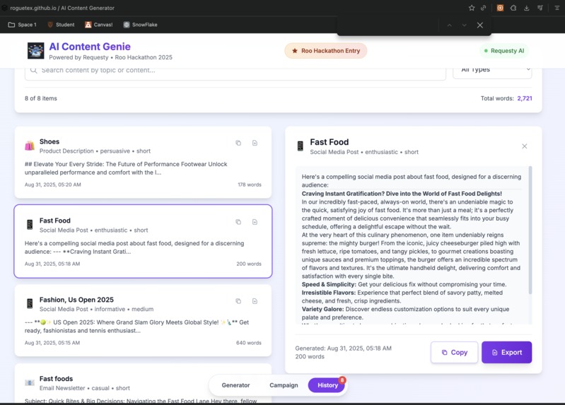 Content Genie! – screenshot 3