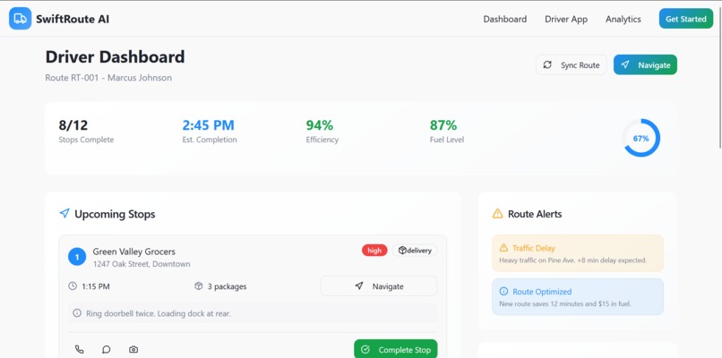 SwiftRoute AI – screenshot 5
