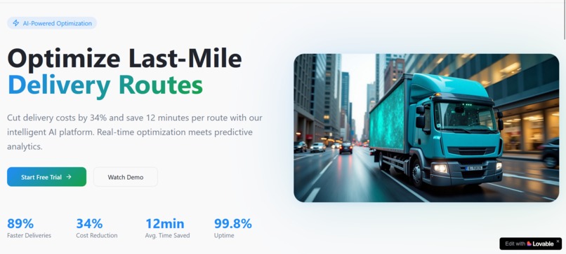 SwiftRoute AI – screenshot 1