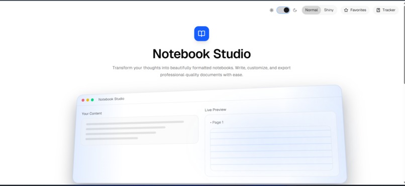 NoteBookStudio AI – screenshot 1