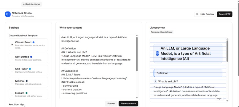 NoteBookStudio AI – screenshot 5