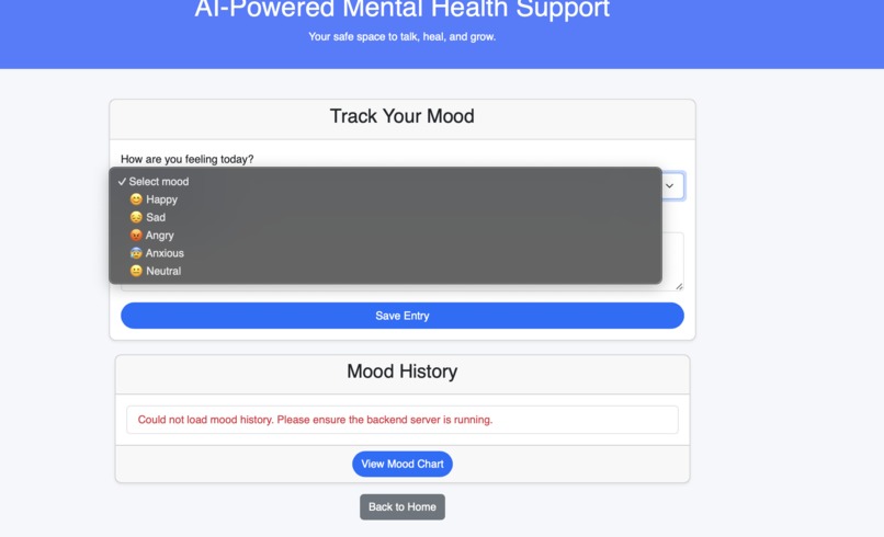 AI-Powered Mental Health Support – screenshot 3