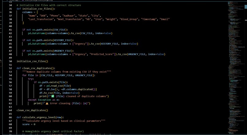 Thalassemia management system – screenshot 4