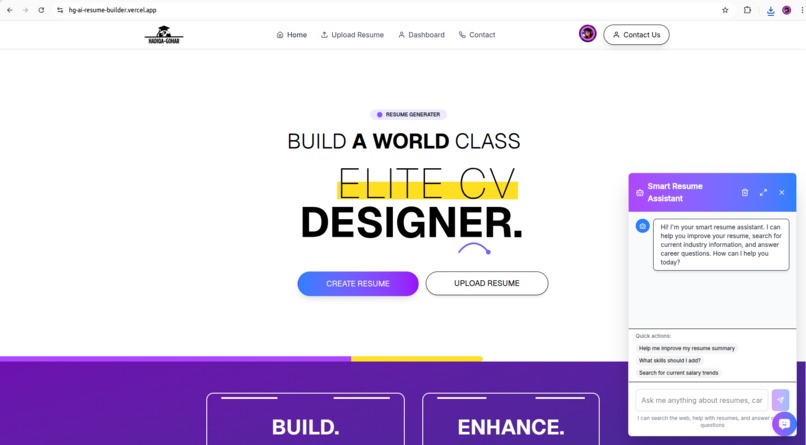 HG-AI-Resume-Builder – screenshot 10