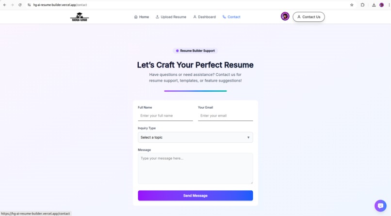 HG-AI-Resume-Builder – screenshot 12