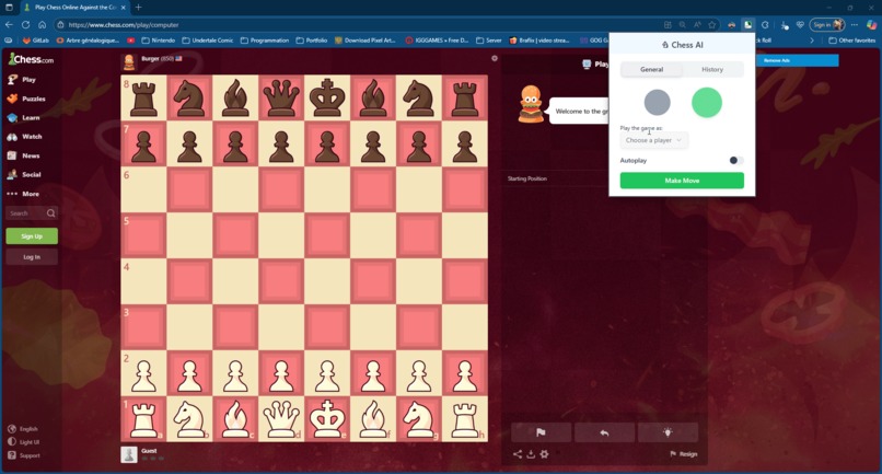 Chess AI – screenshot 1