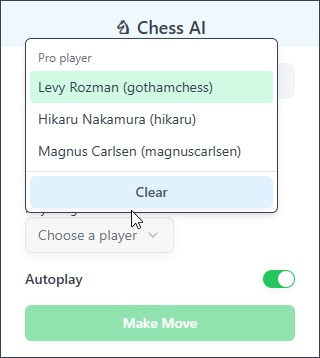 Chess AI – screenshot 3