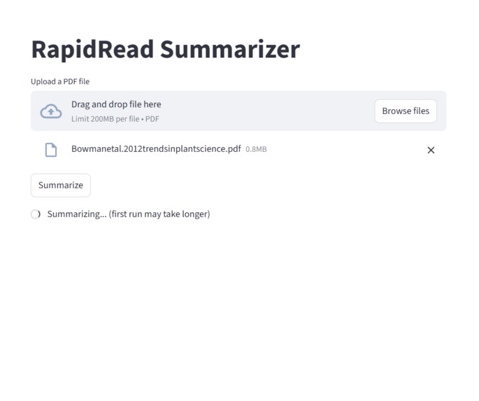 RapidRead – screenshot 2