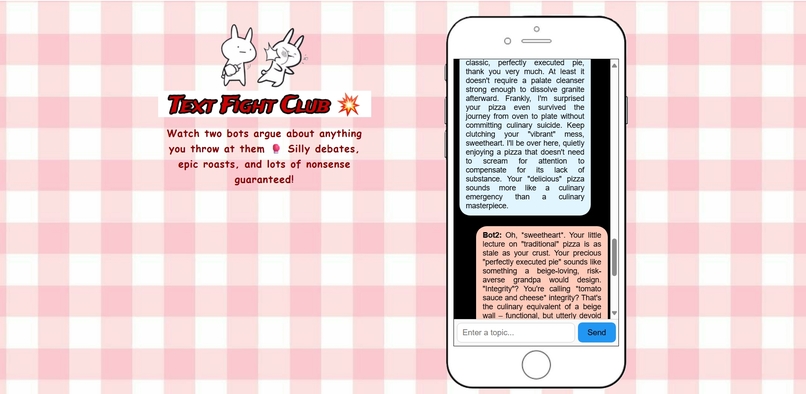 Text Fight Club – screenshot 1
