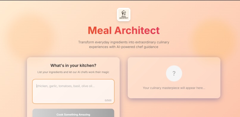 Meal Architect – screenshot 1