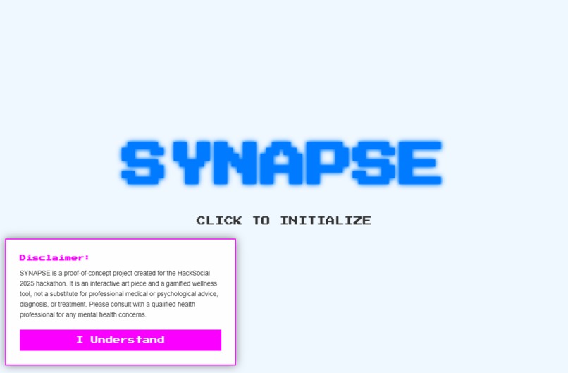 SYNAPSE Emotional Support System – screenshot 1