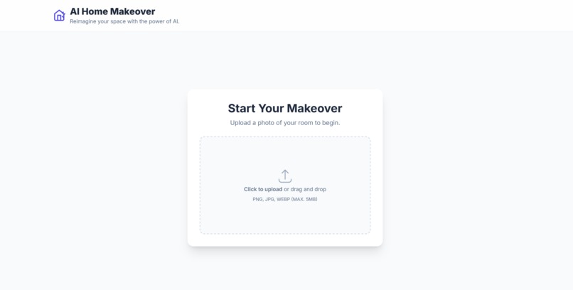 AI Home Makeover App – screenshot 1