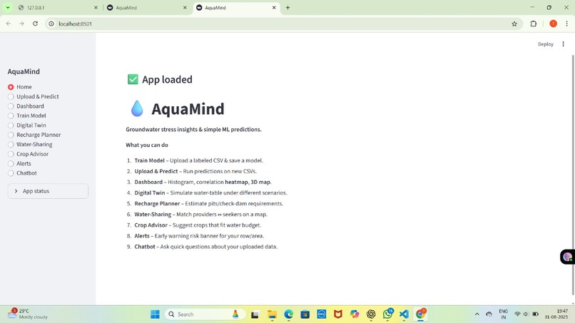 AquaMind: AI Aquifer Whisperer++ – screenshot 1