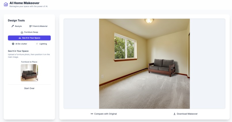 AI Home Makeover App – screenshot 4