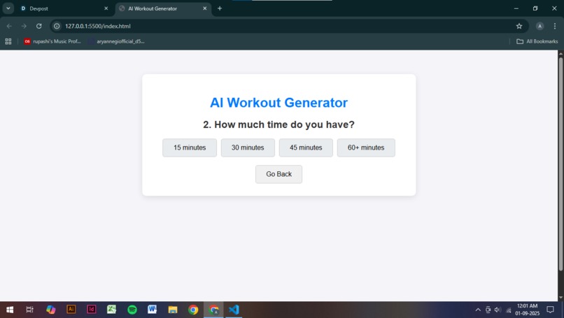 GymGenie – screenshot 2