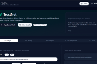 TrustNet: AI-Powered Fake News & Scam Detection Platform