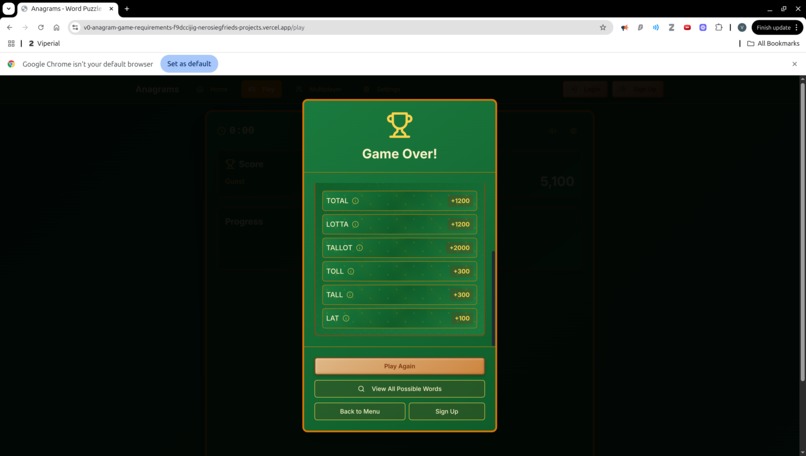 Anagrams – screenshot 2