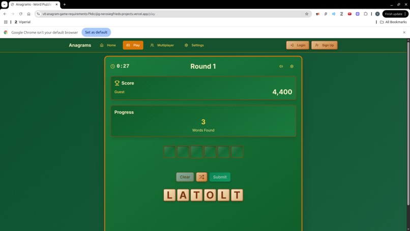 Anagrams – screenshot 5